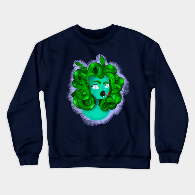 Mesuda in da house Crewneck Sweatshirt by Little Miss Arkham